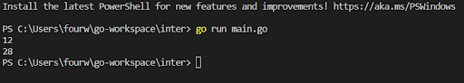 incorporate a for loop in the main function